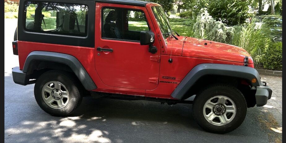 2013 Red Jeep Wrangler Sport